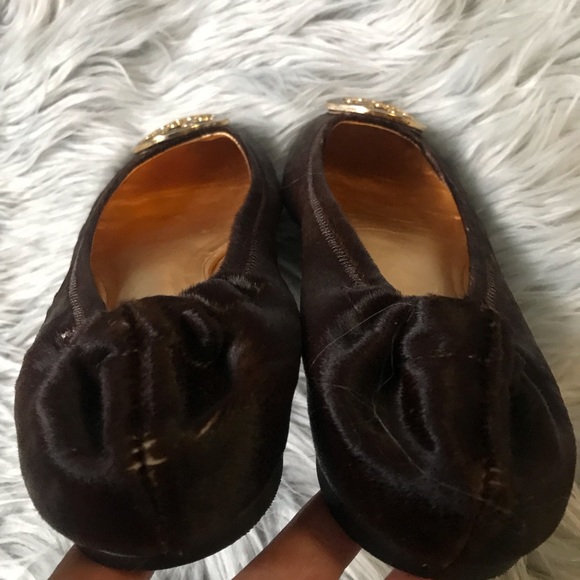 Tory Burch flat real fur size 8 - Picture 12 of 16